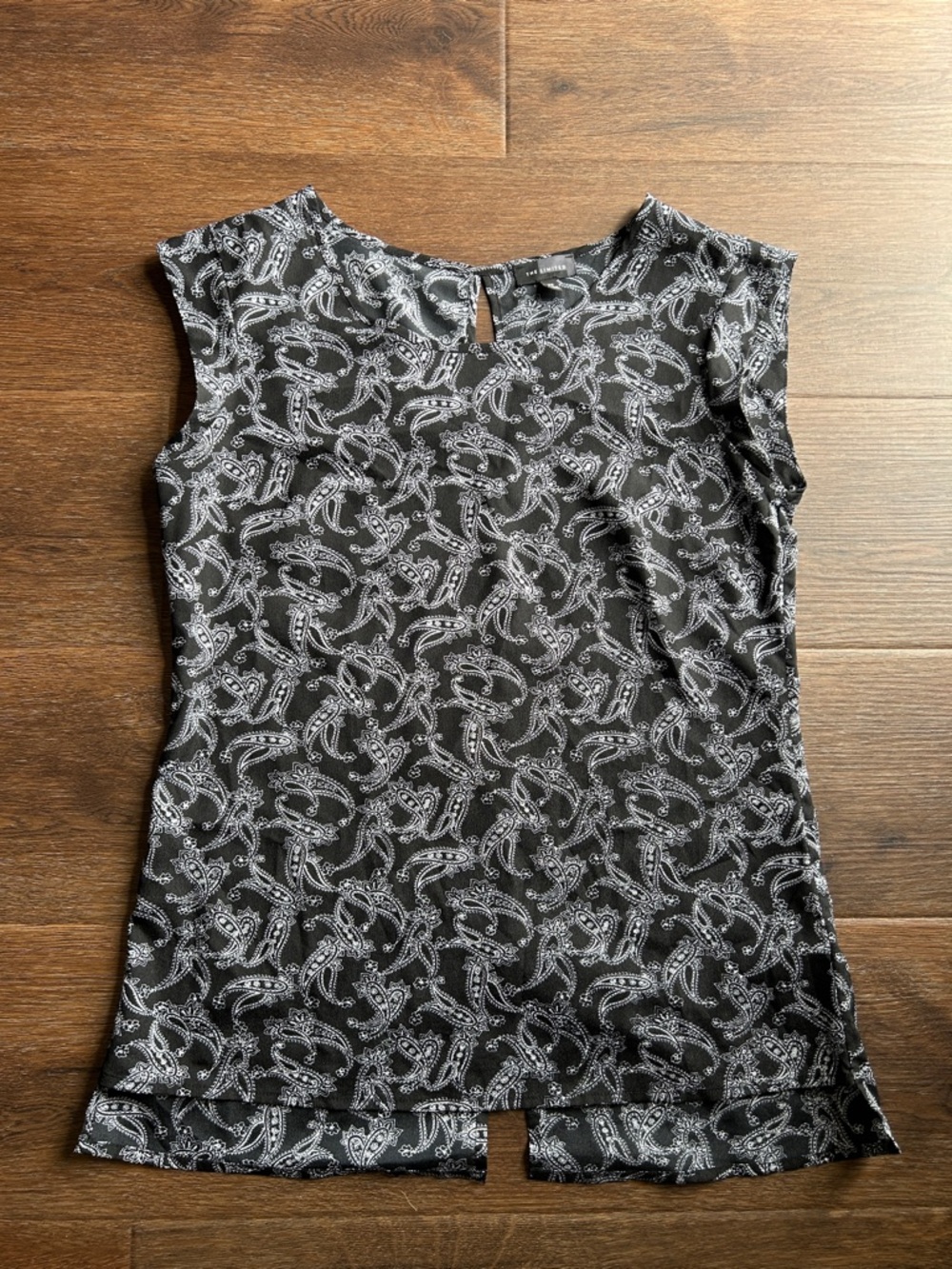 The Limited Black & White Paisley Print Blouse | Paisley Blouse | The Limited